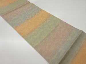 砂子綴れ横段模様暈し全通袋帯